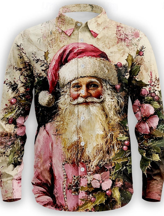 Camisa Estampada 3D con Diseño de Personalidad para Hombre - Image 6