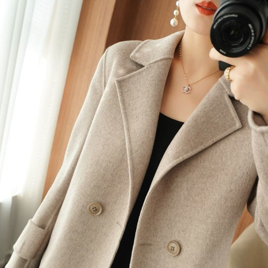 Blazer Ejecutivo de Lana Sintética para Mujer - Image 18