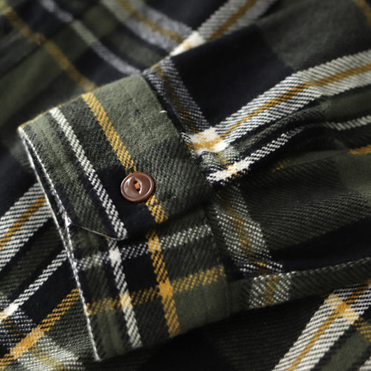 Abrigo Camisero Doble Tela Gruesa Estilo Americano para Primavera y Otoño - Image 5