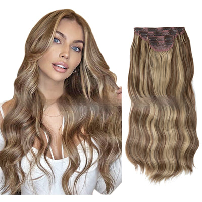 Set de 4 Pelucas de Fibra Térmica para Mujer - Cambio de Look Instantáneo - Image 11