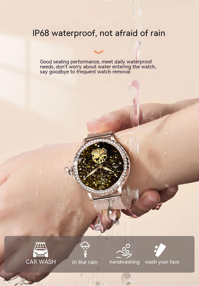 Reloj Inteligente para Mujer con Llamadas Bluetooth y Diamantes - Image 15