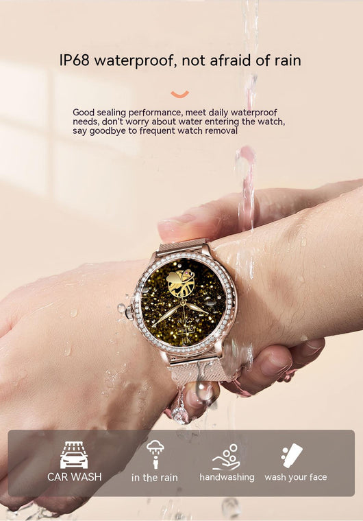 Reloj Inteligente para Mujer con Llamadas Bluetooth y Diamantes - Image 15