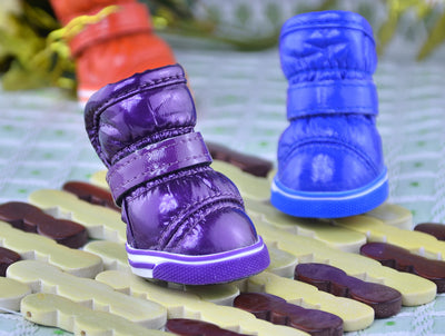 Botas Impermeables de Cuero PU para Perros - Abrigo Invernal - Image 16