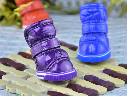 Botas Impermeables de Cuero PU para Perros - Abrigo Invernal - Image 16
