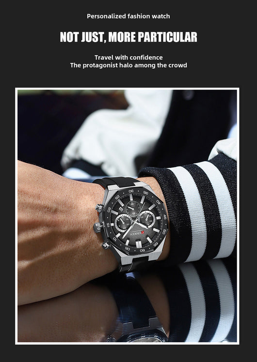 Reloj Deportivo Impermeable para Hombre con Seis Manecillas - Image 10