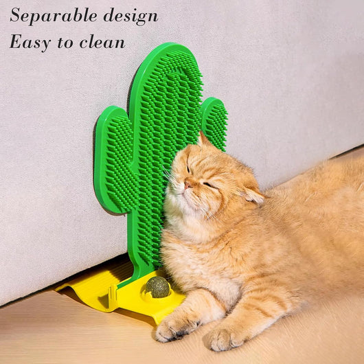 Rascador Cactus para Gatos con Pelotas de Catnip y Masajeador Interactivo - Image 9