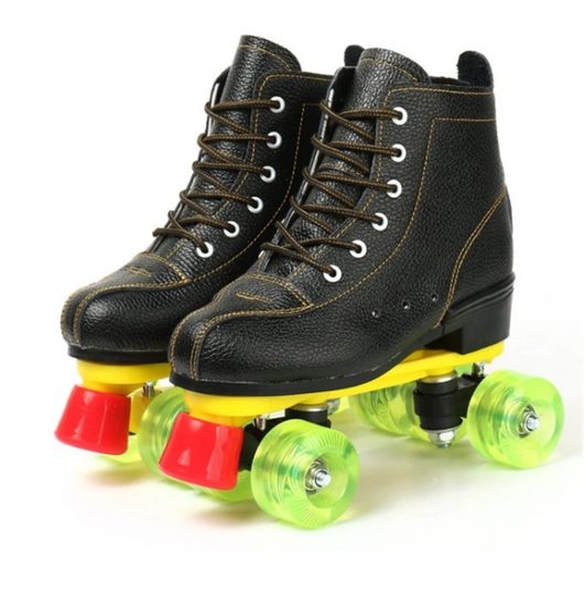 Patines de Cuatro Ruedas Dobles Profesionales con Luces LED - Image 4