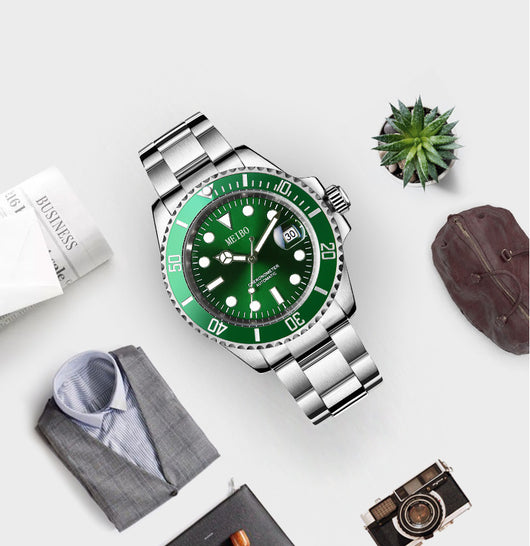 Reloj de Pulsera para Hombre con Lupa y Correa de Acero - Image 9