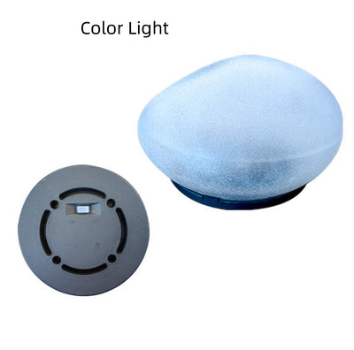 Lámpara Solar Decorativa de Piedra con Luz Luminiscente para Jardín - Image 7