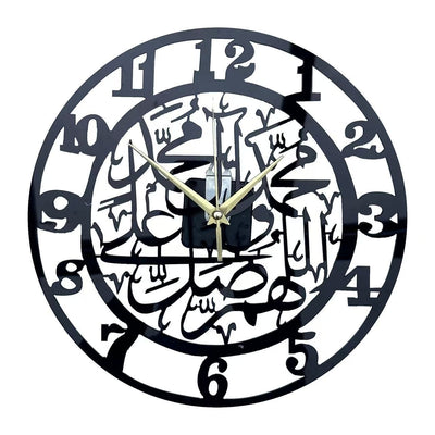 Reloj de Pared Acrílico Negro Aven - Decoración Moderna - Image 8