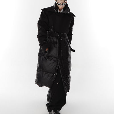 Chamarra Acolchada Desmontable con Falso Doble Pecho para Hombre - Image 9