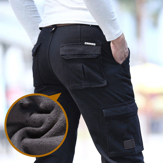 Pantalones de Invierno Battlefield Jipu - Overol Casual Plush para Hombre - Image 5