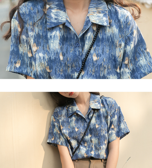 Camisa Suelta y Slim Estilo Coreano para Playa y Casual - Image 7