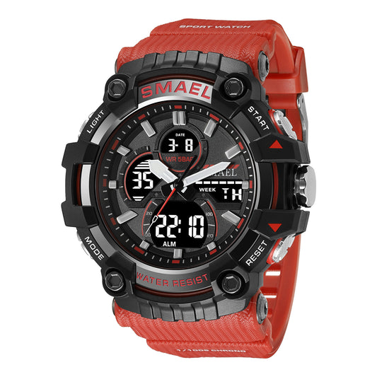 Reloj Digital Deportivo Resistente al Agua con Doble Pantalla Luminosa - Image 2