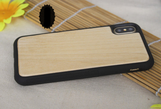 Funda Protectora para Teléfono con Diseño Acanalado en TPU y Madera - Image 19