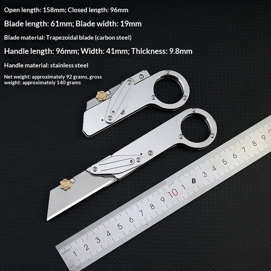 Cuchillo de Precisión Profesional en Acero Inoxidable con Hojas Intercambiables - Image 2