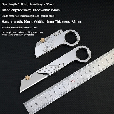 Cuchillo de Precisión Profesional en Acero Inoxidable con Hojas Intercambiables - Image 2