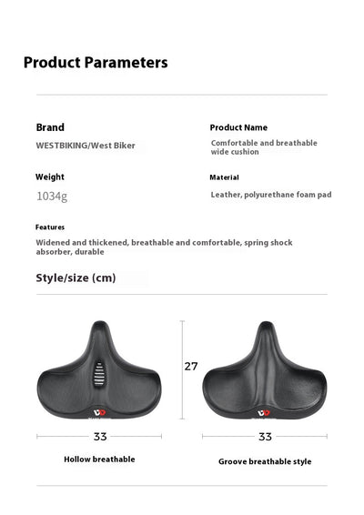 Sillín de Bicicleta Ergonómico para Rutas de Montaña y Carretera - Image 21