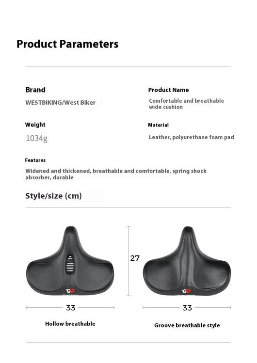 Sillín de Bicicleta Ergonómico para Rutas de Montaña y Carretera - Image 21
