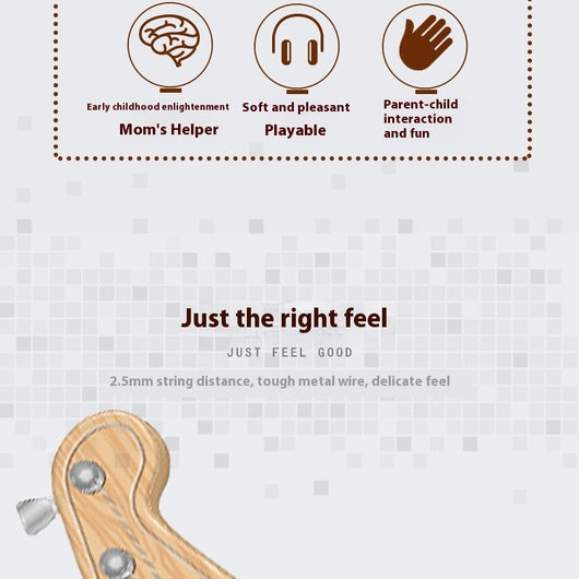 Guitarra Eléctrica de Juguete 4 Cuerdas para Niños Principiantes - Image 12
