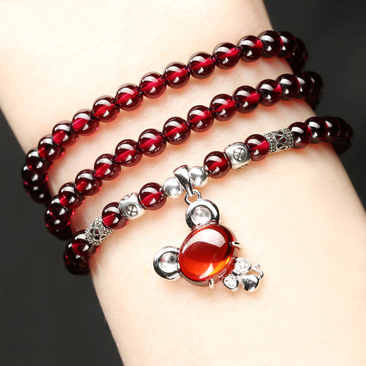 Pulsera de Granate Natural - Image 6