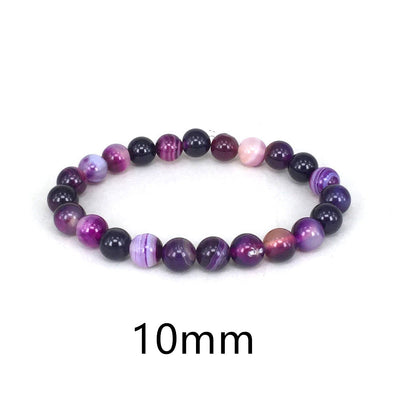 Pulsera de Piedra Violeta Natural para Mujer - Image 8