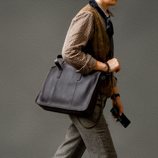 Bolso Ejecutivo de Cuero Grueso para Hombre - Image 6