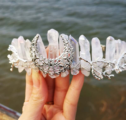Diadema de Cristal Arcoíris Natural - Image 3