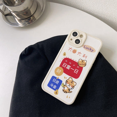 Funda para Celular de Cuero con Tigre Adorable - Image 10