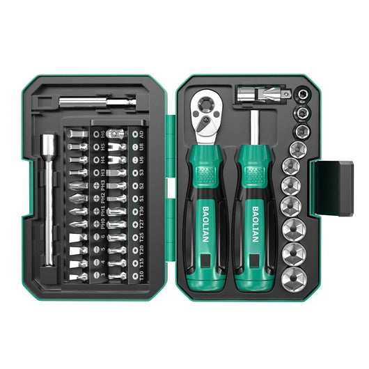 Juego de Destornillador y Llave Inglesa con Bits Intercambiables - Image 5
