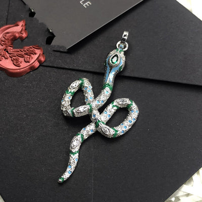 Colgante Serpiente Turquesa - Joya del Zodiaco Trendy