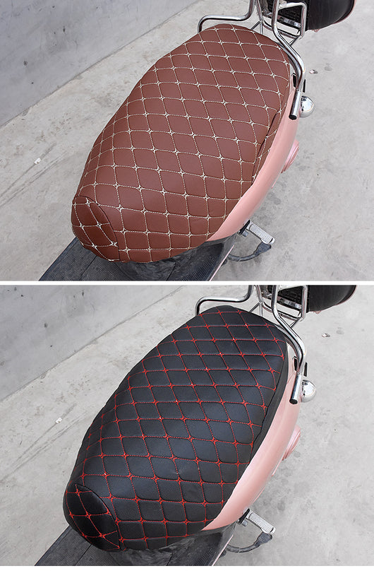 Funda de Asiento de Cuero Reforzado Protección Solar para Auto - Image 5