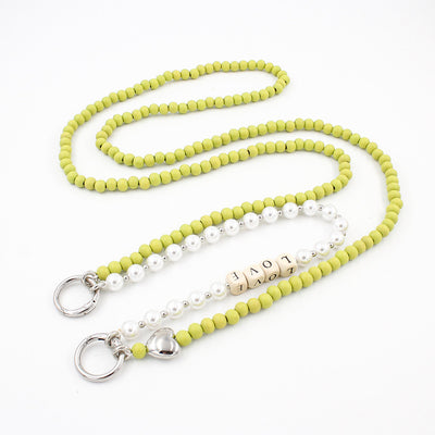 Cadena para Bolso de Cuentas de Madera Otoño-Invierno con Doble Capa - Image 7