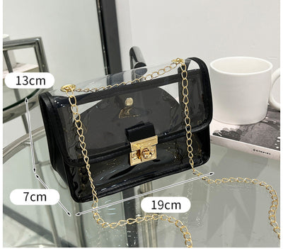 Bolsa Mensajera Transparente de Verano para el Hombro - Image 10