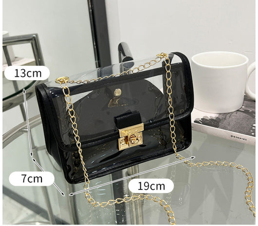 Bolsa Mensajera Transparente de Verano para el Hombro - Image 10