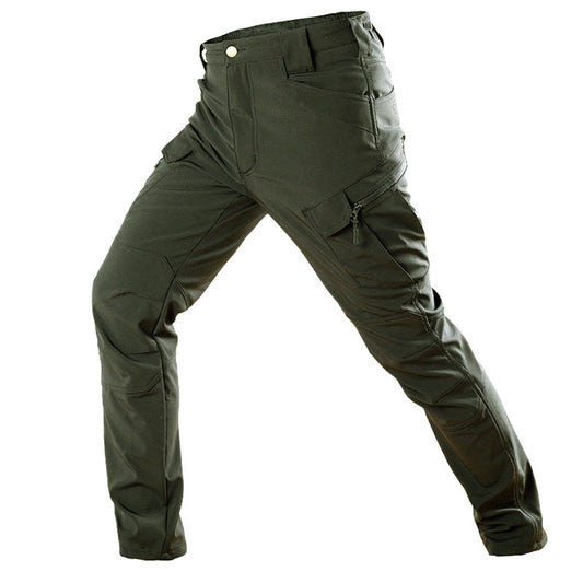 Pantalones Tácticos Impermeables con Forro Polar para Hombre - Protección Invernal - Image 2