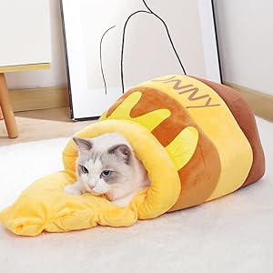 Cama Nido para Gatos con Espuma Viscoelástica - Cojín Desmontable y Lavable - Image 8