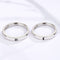 Fine Sterling Silver Platinum Plated Adjustable Ring D