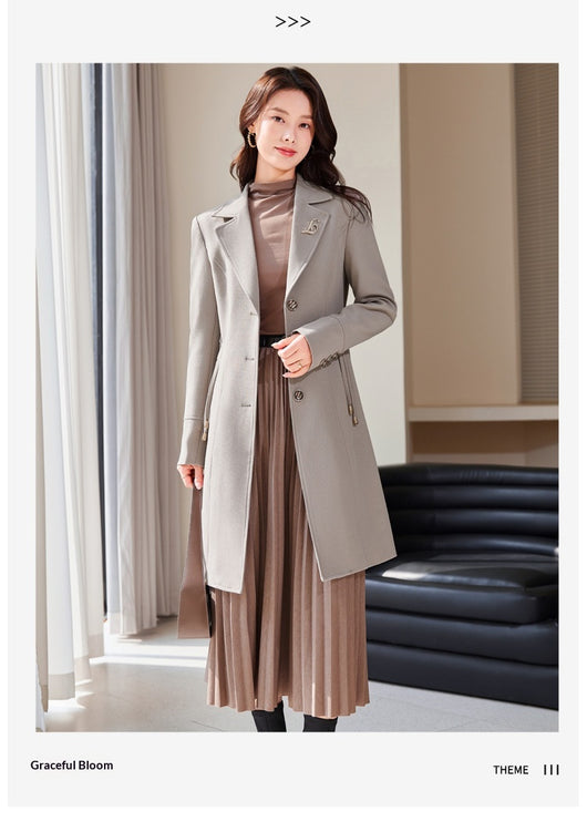 Gabardina Elegante para Mujer - Estilo Clásico y Sofisticado - Image 17