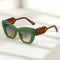 Gafas de Sol Europeas con Contraste de Colores