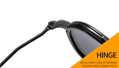 Green hexagonal frame sunglasses with blue to peach gradient lenses and gold-tone double bridge and temples. - Image 13