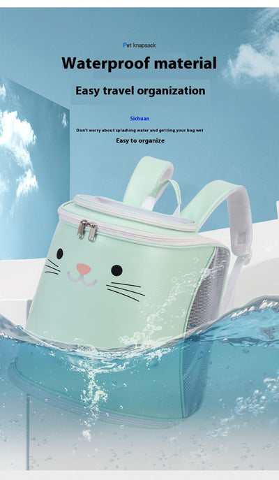 Mochila Transportadora Plegable para Mascotas - Gran Capacidad para Gatos y Perros - Image 17