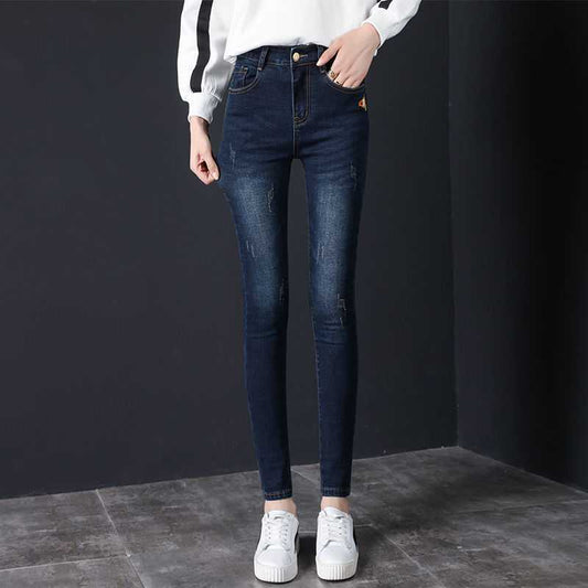 Jeans Skinny Tobillero para Mujer - Efecto Adelgazante Otoño Invierno