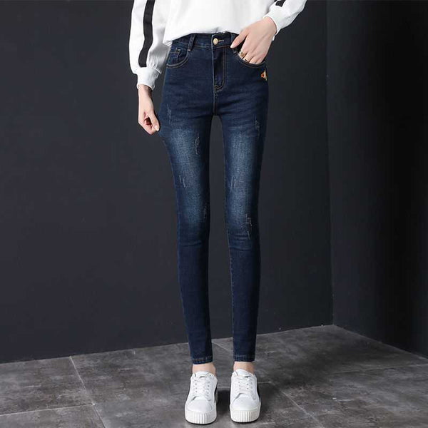 Jeans Skinny Tobillero para Mujer - Efecto Adelgazante Otoño Invierno