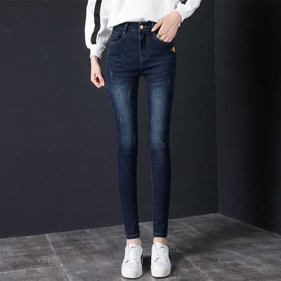 Jeans Skinny Tobillero para Mujer - Efecto Adelgazante Otoño Invierno