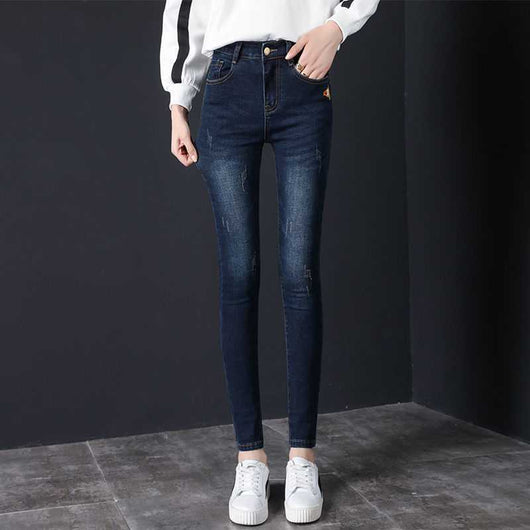 Jeans Skinny Tobillero para Mujer - Efecto Adelgazante Otoño Invierno