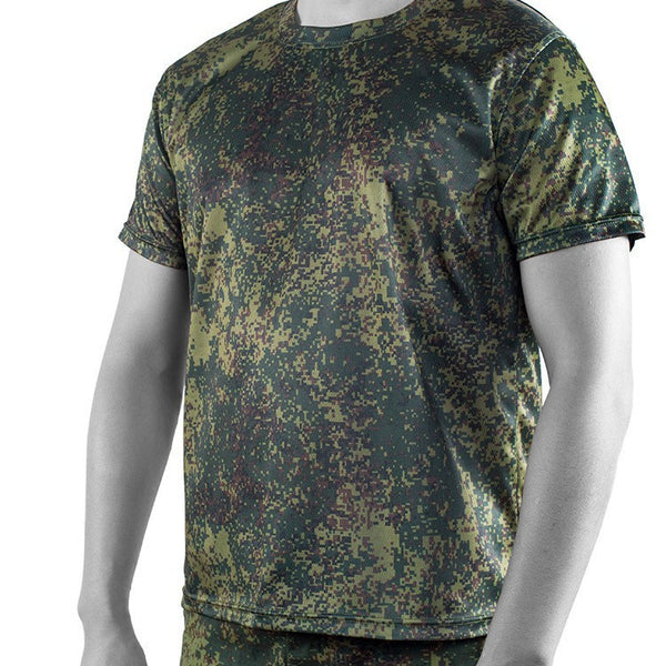 Camiseta Táctica Camuflaje Secado Rápido para Deportes Outdoor