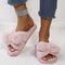 Pantuflas Coreanas Abiertas con Moño - Cálidas y Cómodas para Casa