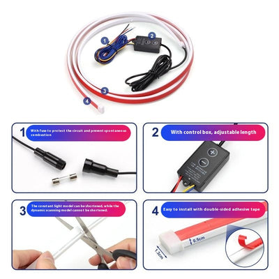 Sistema de Escaneo Dinámico para Autos con Luz Diurna de Dirección Modificada - Image 3