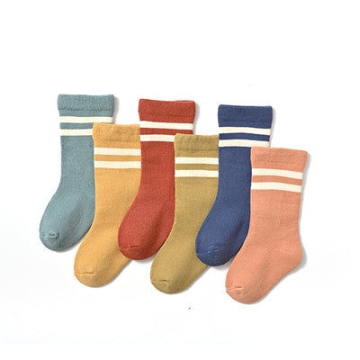 Calcetines de Algodón para Bebé - Tubo Medio Grueso y Alargado - Image 10